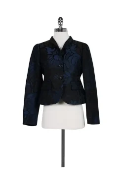 Piazza Sempione - Blue Floral Blazer Sz 6