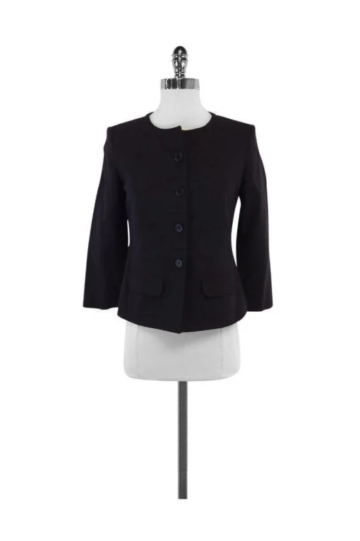 Piazza Sempione - Dark Brown Cotton Jacket Sz 4