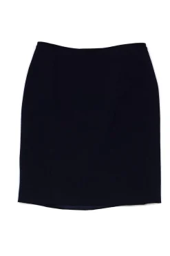 Piazza Sempione - Navy Gathered Skirt Sz 10