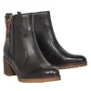 Pikolinos - Brown Leather Block Heel Ankle Booties Sz 10