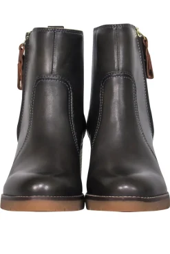 Pikolinos - Brown Leather Block Heel Ankle Booties Sz 10