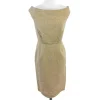 Ports 1961 - Light Brown & Orange Gingham Cotton Dress Sz 4
