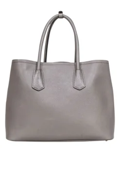 Prada - Beige Saffiano Leather Large Tote Bag