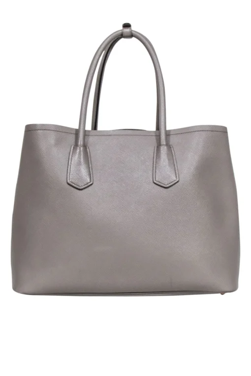 Prada - Beige Saffiano Leather Large Tote Bag