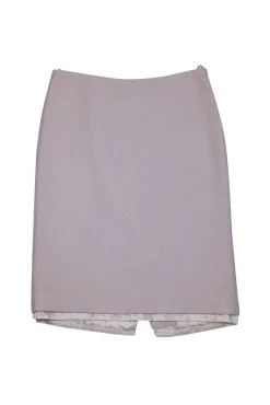 Prada - Beige Tailored Pencil Skirt Sz 2