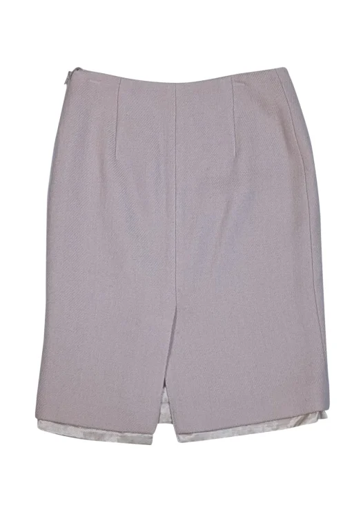 Prada - Beige Tailored Pencil Skirt Sz 2