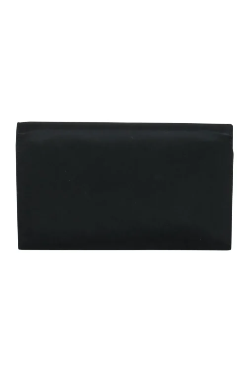 Prada - Black Fold-Over Nylon Wallet