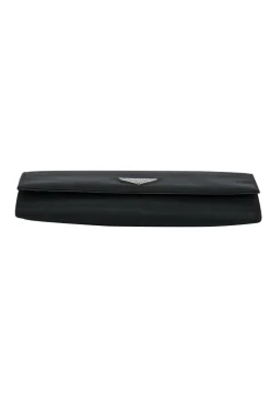 Prada - Black Fold-Over Nylon Wallet