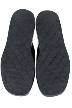 Prada - Black Leather Puff Strappy Sandals Sz 8