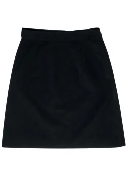 Prada - Black Nylon Wrap Above The Knee Skirt Sz 8