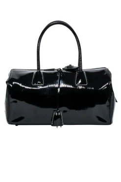 Prada - Black Textured Leather Bag