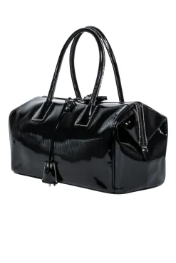 Prada - Black Textured Leather Bag