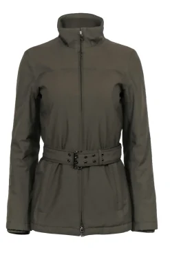 Prada - Green Nylon Utility Coat w/ Double Zip Sz P