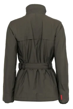 Prada - Green Nylon Utility Coat w/ Double Zip Sz P