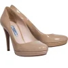 Prada - Nude Patent Leather Basic Pumps Sz 6