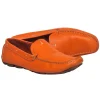 Prada - Orange Leather Loafers Sz 8.5