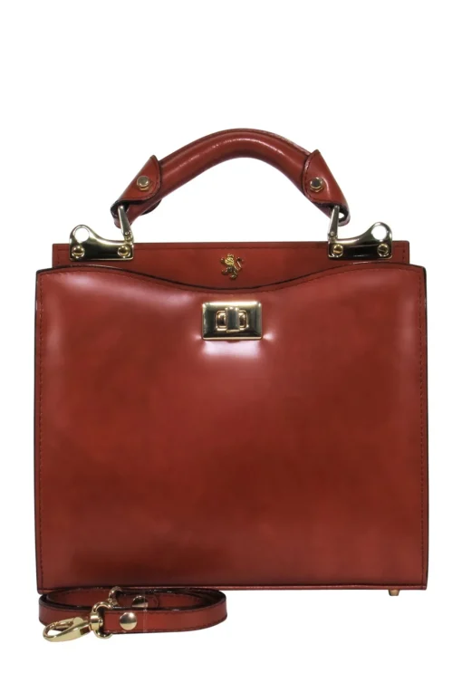 Pratesi Firenze - Tan Leather Structured Satchel