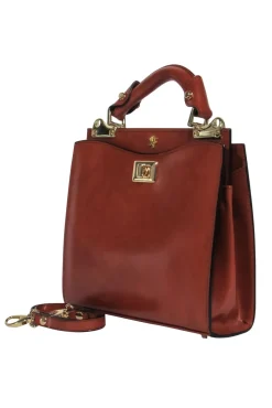 Pratesi Firenze - Tan Leather Structured Satchel
