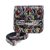 Proenza Schouler - Black & Multi Color Snake Skin Print Crossbody Bag