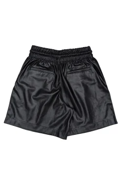 Proenza Schouler - Black Faux Leather Shorts Sz S