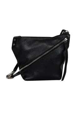 Proenza Schouler - Black Pebbled Leather Crossbody Bag