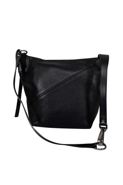 Proenza Schouler - Black Pebbled Leather Crossbody Bag