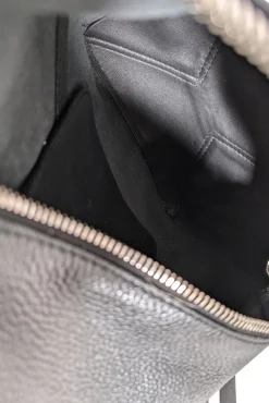 Proenza Schouler - Black Pebbled Leather Crossbody Bag