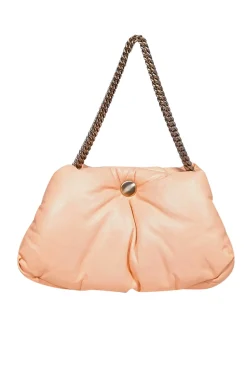 Proenza Schouler - Peach "Wo Tobo Puffy Chain" Shoulder Bag
