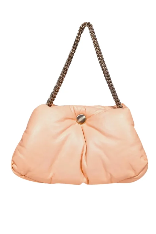 Proenza Schouler - Peach "Wo Tobo Puffy Chain" Shoulder Bag