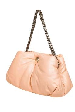 Proenza Schouler - Peach "Wo Tobo Puffy Chain" Shoulder Bag