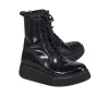 Rachel Comey - Black Leather Lace Up Combat Boots Sz 8