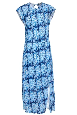 Rachel Comey - Blue, Navy, & White Print Cap Sleeve Dress Sz 8