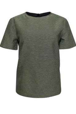 Rag & Bone - Black & Chartreuse Cotton Blend Top Sz S