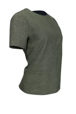 Rag & Bone - Black & Chartreuse Cotton Blend Top Sz S