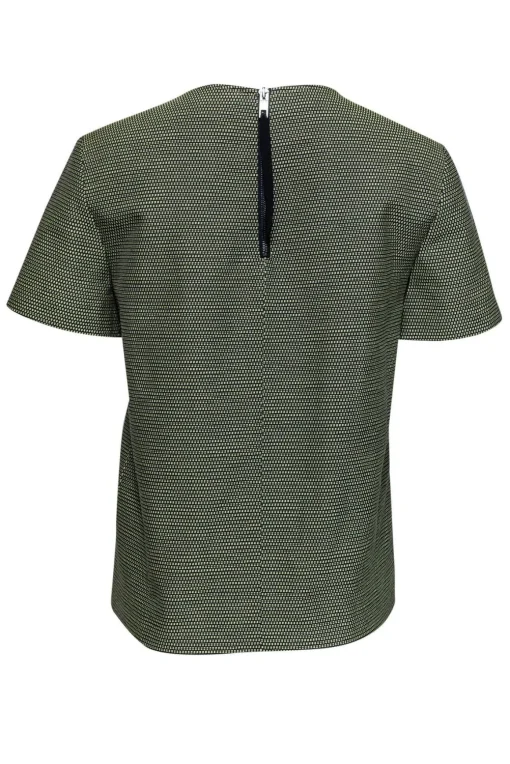 Rag & Bone - Black & Chartreuse Cotton Blend Top Sz S