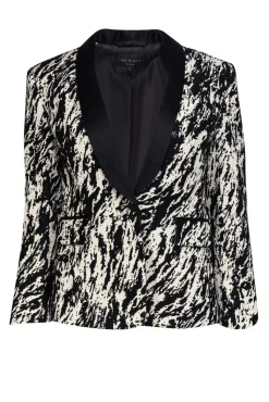 Rag & Bone - Black & White Marbled Look Blazer Sz 2