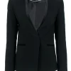 Rag & Bone - Black Satin Trim Fitted Blazer Sz 0