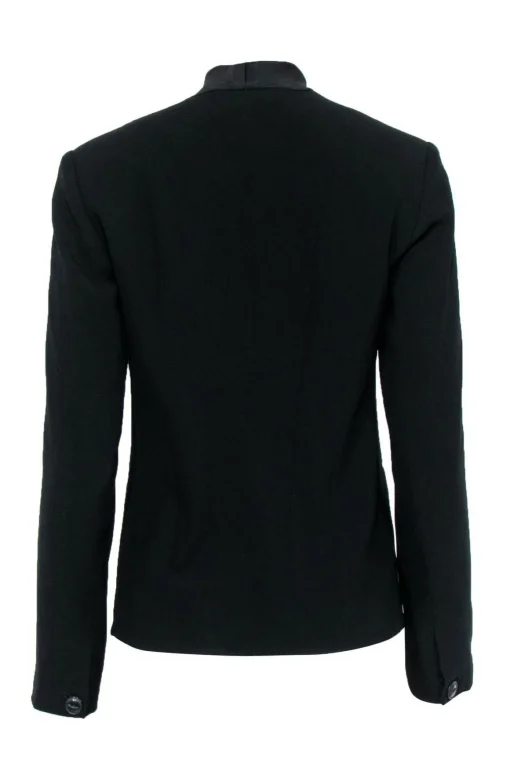 Rag & Bone - Black Satin Trim Fitted Blazer Sz 0