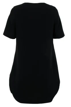 Rag & Bone - Black Shift Mini Dress w/ Leather Pocket Sz S