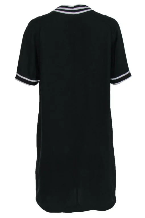 Rag & Bone - Black Short Sleeve Shift Dress w/ Striped Trim Sz XS
