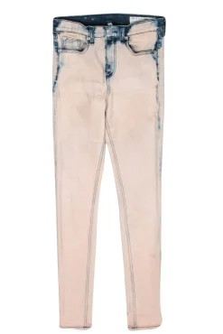 Rag & Bone - Bleach Blush High Rise Skinny Jeans Sz 26