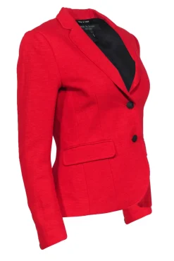 Rag & Bone - Bold Red Textured Blazer Sz 4