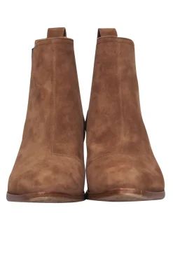 Rag & Bone - Camel Suede Heeled "Walker" Booties Sz 5