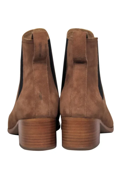 Rag & Bone - Camel Suede Heeled "Walker" Booties Sz 5