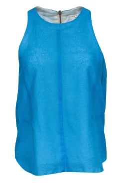 Rag & Bone - Caribbean Blue High-Low Tank Sz S