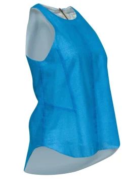 Rag & Bone - Caribbean Blue High-Low Tank Sz S