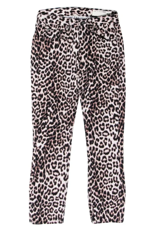 Rag & Bone - Leopard Print Boyfriend Jean Sz 27