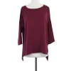 Rag & Bone - Maroon 3/4 Sleeve Oversized Top Sz S