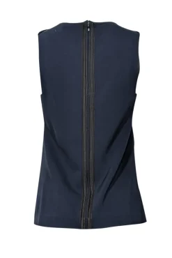 Rag & Bone - Navy & Black w/ Cut-Out Detail Sleeveless Top Sz S