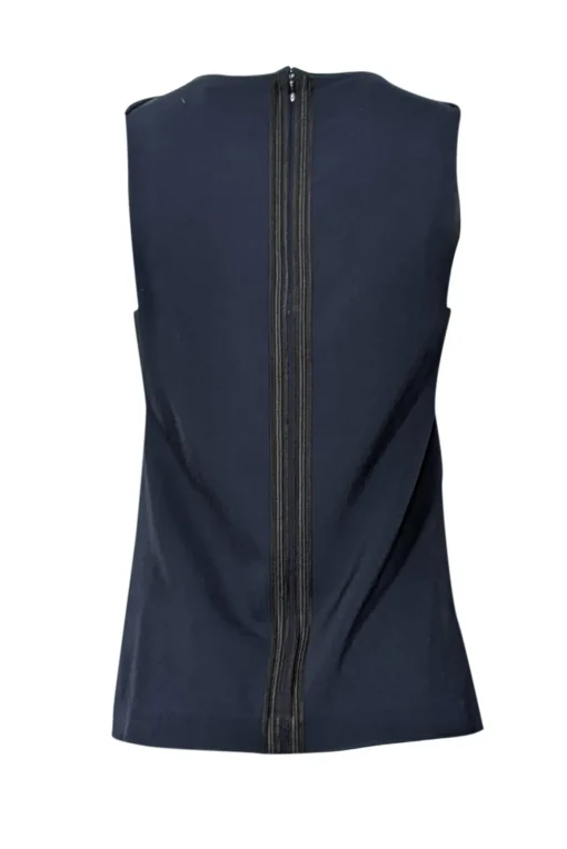 Rag & Bone - Navy & Black w/ Cut-Out Detail Sleeveless Top Sz S